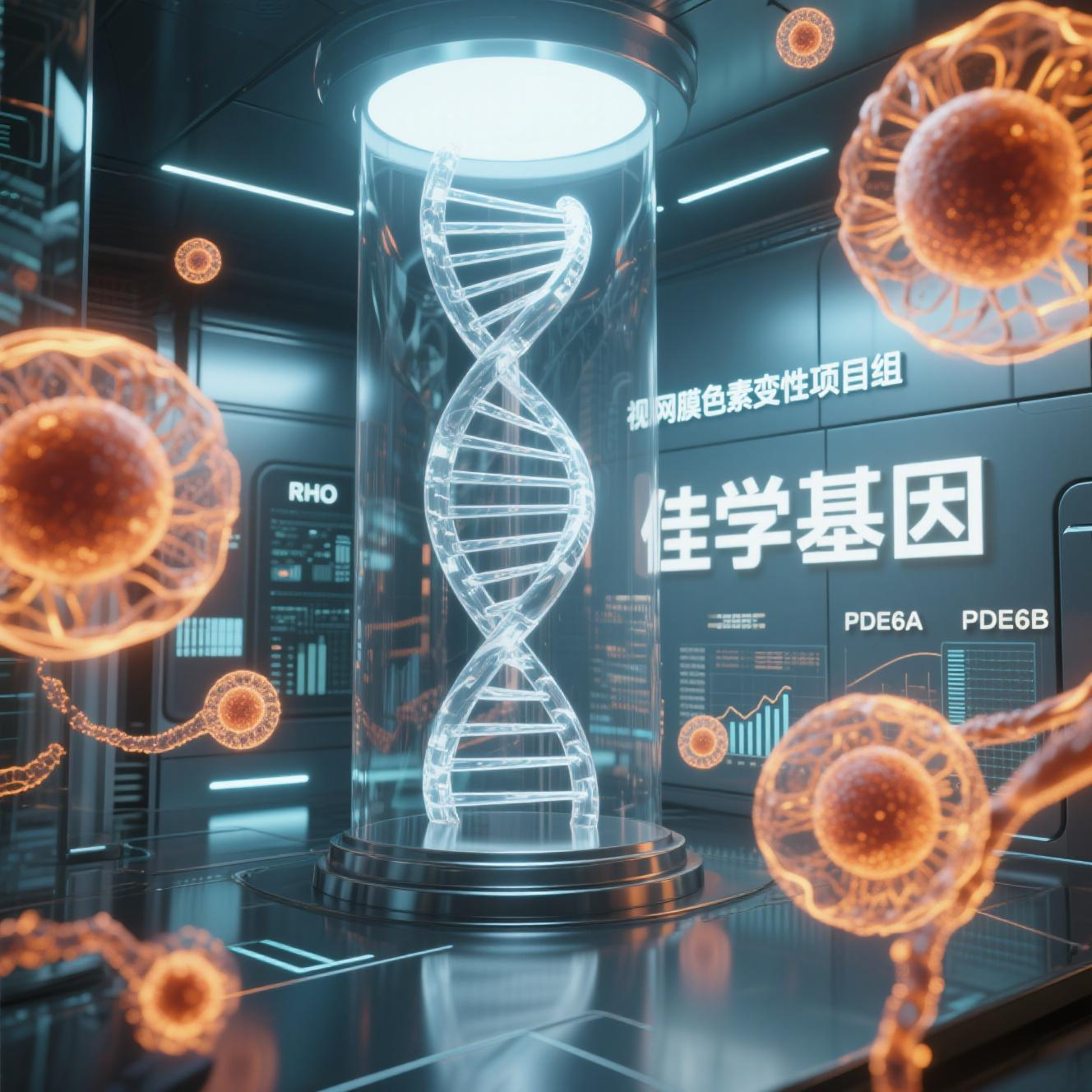 【俄罗斯专享会294基因检测】视网膜色素“骨针状”沉积的科研解析：<font color='red'>病因</font>、影响与基因检测的重要性